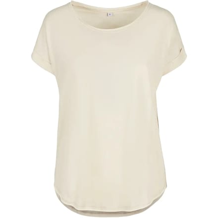 Build Your Brand - Lang Slub Dames T-Shirt maat L