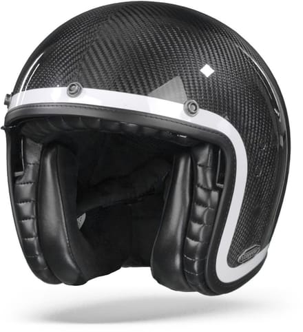 Scorpion Belfast Carbon Lofty Wit Jethelm - Helm