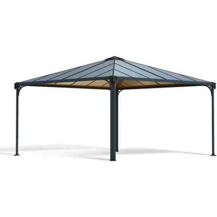 Palram | Canopia - Tuinpaviljoen Palermo - Donkergrijs Brons - 430x430cm