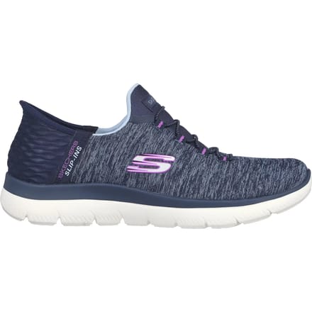 Skechers Slip-Ins Summits Dazzle Navy sneakers - Blauw - Extra comfort - Memory Foam