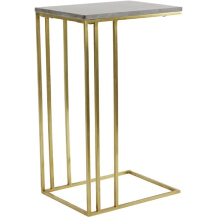 Light & Living Bijzettafel Roshan - Bruin - 41x31x71cm - Modern