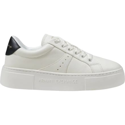 Lace-Up Polyester Sneakers with Laces Fastening Wo - Black