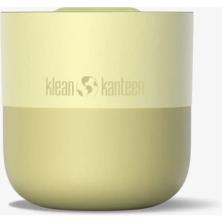 Klean Kanteen Rise Lowball 236ml - Slide Lid Wax Yellow- Geïsoleerde drinkbeker - 90% recycled RVS