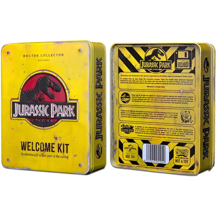 Dr. Collector Jurassic Park Welcome Kit - Metalen Box & Accessoires