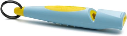 Hondenfluitje - Trainingsfluitje - Hond trainen - Groot bereik - 78 cm - Babyblauw/geel