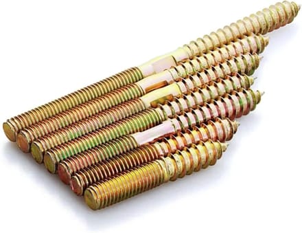 Schroeven met dubbele kop - Ophangbouten - Bouwprojecten - Zelftappend ontwerp - 50 stuks - Metaal