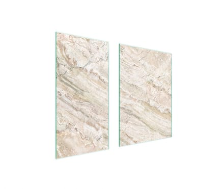 TMK ArtDeko - Snijplank - 75x52 cm - Glas - Marmereffect