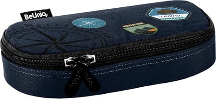 BeUniq Etui Travel - 23 x 10 x 5 cm - Blauw