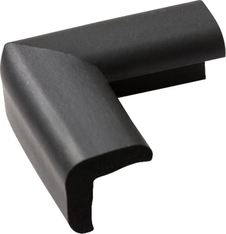 Jippie's - Tafelhoekjes foam - 4 stuks - Zwart