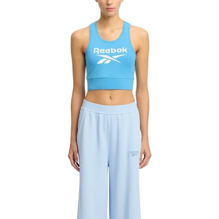 Reebok Classics Identity Big Logo Sportbeha Blauw S Vrouw