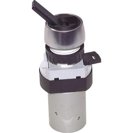 5/2 M5 Tuimelschakelaar Ventiel Zwart 0-12bar/0-168psi 22.5mm Airtec