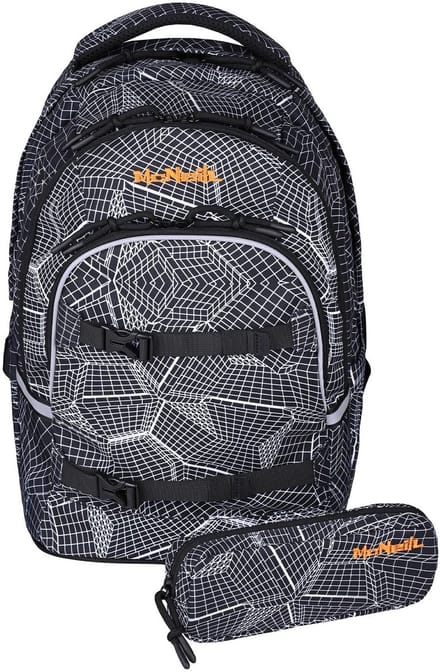 McNeill schoolrugzak Milo School Backpack Render zwart