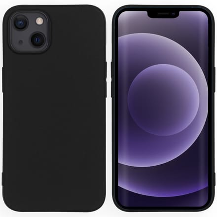imoshion Hoesje - Geschikt voor Apple iPhone 13 - Color Backcover - Zwart
