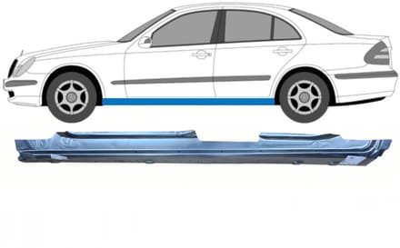 Volledige dorpel voor Mercedes E-Class W211 2002-2009 / Links