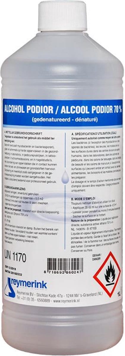 Reymerink Alcohol 70% Podior 1 liter