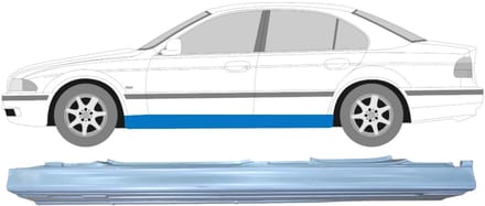 Volledige dorpel voor BMW 5 E39 1996-2004 / Links