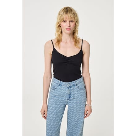 Fabienne Chapot Jade Singlet Black Maat: XXL | Onderhemden Outlet | Dames | Zwart