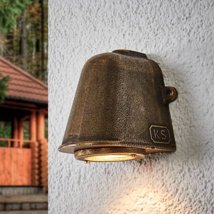 KS Verlichting wandlamp - Offshore - GU10 - IP44 - LED - Brons