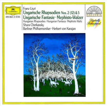 Liszt: Hungarian Rhapsodies nos 2 & 5, etc / Karajan
