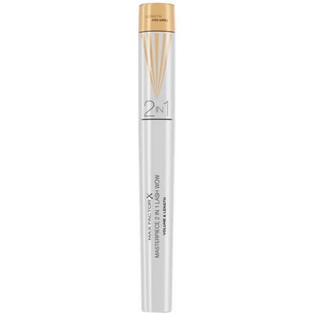 Masterpiece 2 In 1 Lash Wow Mascara 001 Black 7 ml – Mascara, Volumizing, For Women, 001 Black, Suitable For Daily Makeup Routine