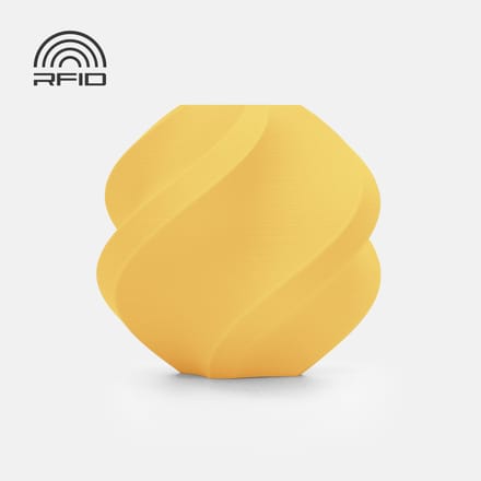 Bambu Lab - PLA Matte 1.75mm Filament – 1kg – citroengeel (lemon yellow) - zonder spoel
