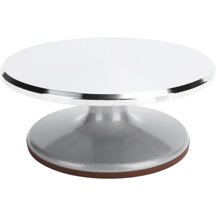 9 inch taartdraaiplateau van aluminiumlegering, draaibare taartdecoratiestandaard, taartrek, bakgereedschap gray