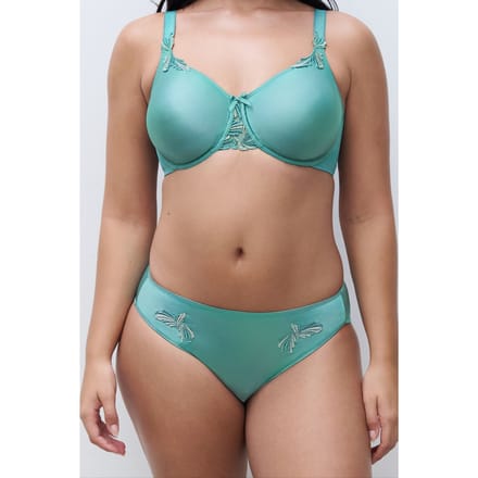 Chantelle Co Bra Underw. Covering Molded New Peacock Lurex Größe: E75 | BHs Outlet | Damen