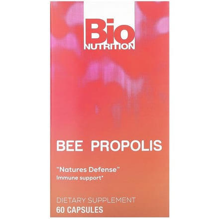 Bio Nutrition, Propolis d'abeille, 60 capsules