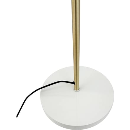Dyberg Larsen vloerlamp Sleep, kitwit, hoogte 165 cm, staal