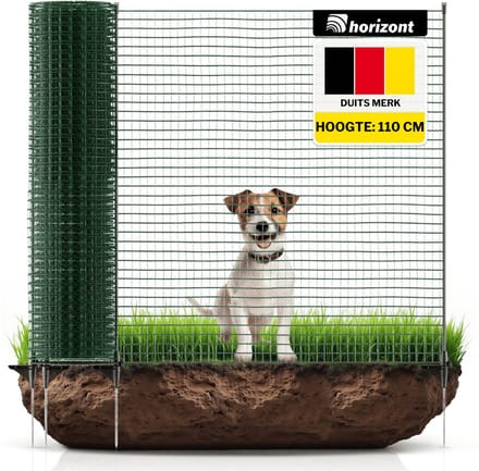 Horizont FIX - Omheiningsnet - 110cm Hoog - 25m Lang - Groen