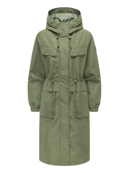 Navahoo dames parka tussenjas Kirschwind met capuchon