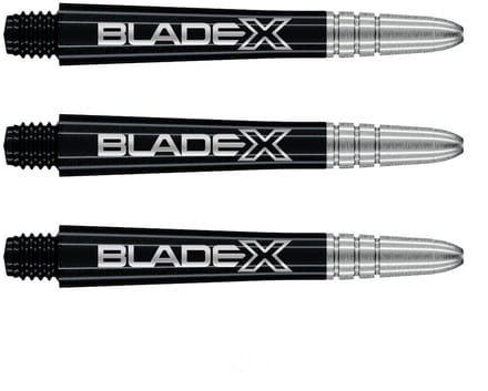 Winmau Vecta Blade X Black Silver - Dart Shafts