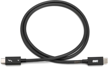 OWC Universele Thunderbolt 3/4, USB-C en USB4 Kabel - 2 Meter - Zwart
