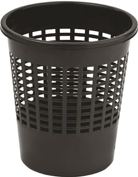 Curver Basic Serie - Papierbak - 10L - Zwart - Kunststof
