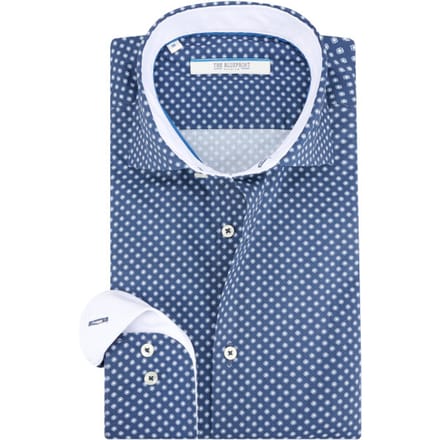 The BLUEPRINT Premium Business Overhemd Donkerblauw Heren