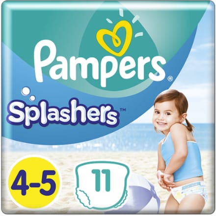 Pampers zwemluiers Splashers maat 4-5 (9-15 kg) - 11 stuks