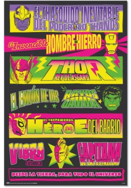 Poster Marvel - Wrestling 61x91,5cm