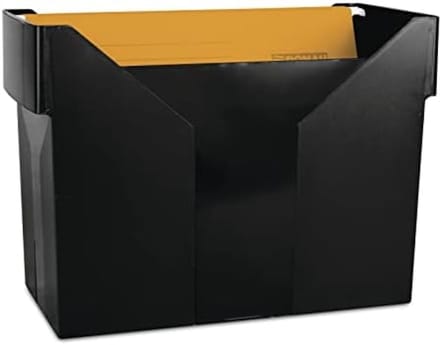 PolkaHome Hangmappenbox - Robuuste opbergdoos met 5 gratis mappen voor A4 documenten