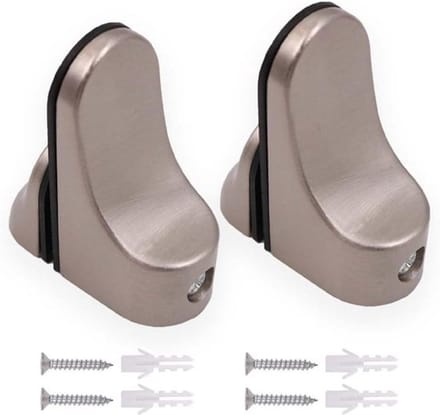 Dailygoods- Glasplankbeugels Verstelbaar - Glasklemmen - Zinklegering - Draagvermogen - 2 Stuks - Klembreedte 2-23 mm - Glasklem