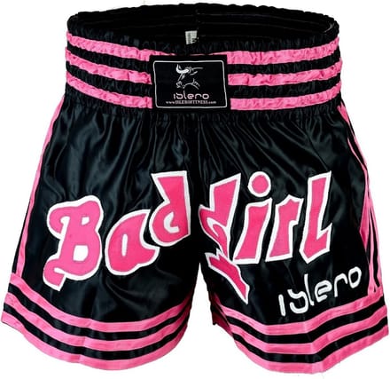Dames Roze Muay Thai Korte Broek voor Kickboksen, MMA en Grappling