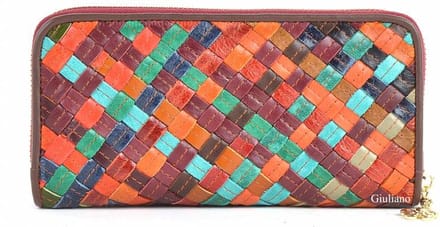Giuliano portemonnee Orianna - Multikleur - Dames - Made in Italy