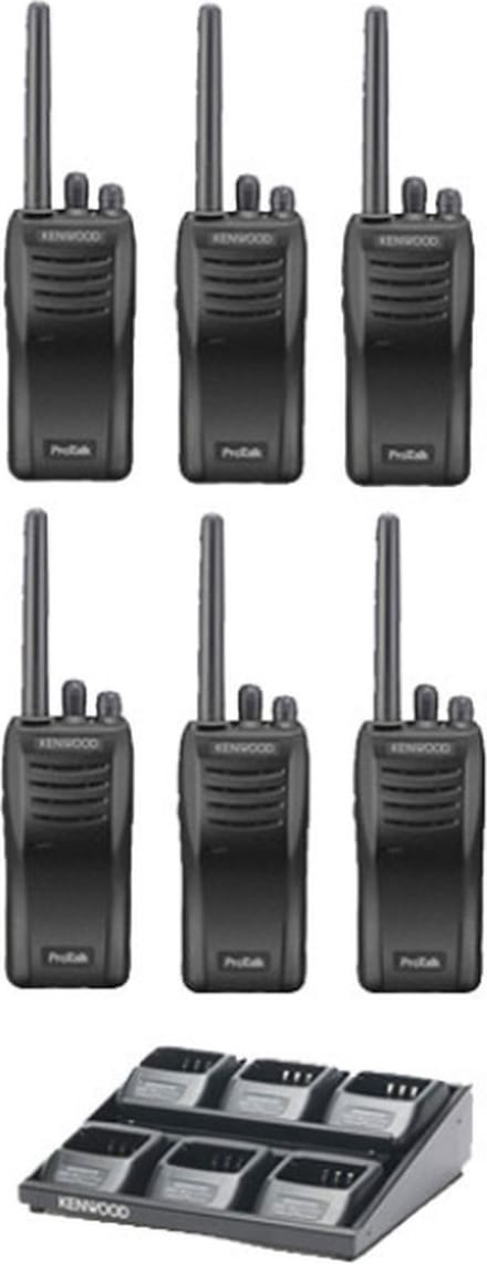 Set van 6 stuks Kenwood TK-3501 met multilader