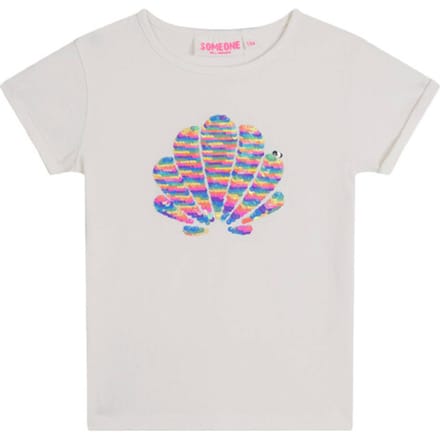 Someone ZORA-SG-02-J Meisjes T-shirt - ECRU