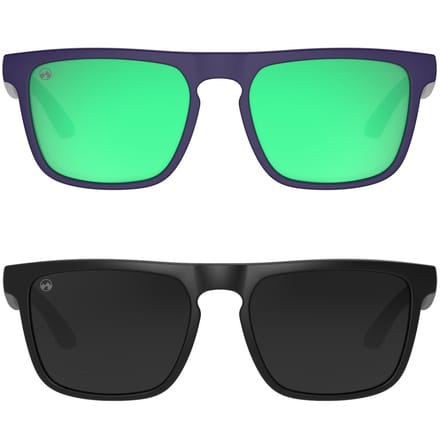 MowMow 2-pack Zonnebril - Gepolariseerd - Heren - Dames - HELIOS collection