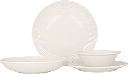 Bonna Serviesset - Pure Dot - 24 delig - 6 persoons - Porselein