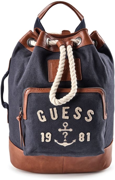 GUESS slingtas Oslo Bucket Blue Night donkerblauw