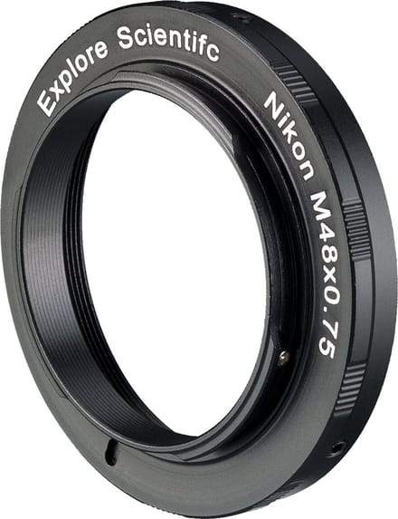 Explore Scientific Cameraring - M48x0,75 - Voor Nikon