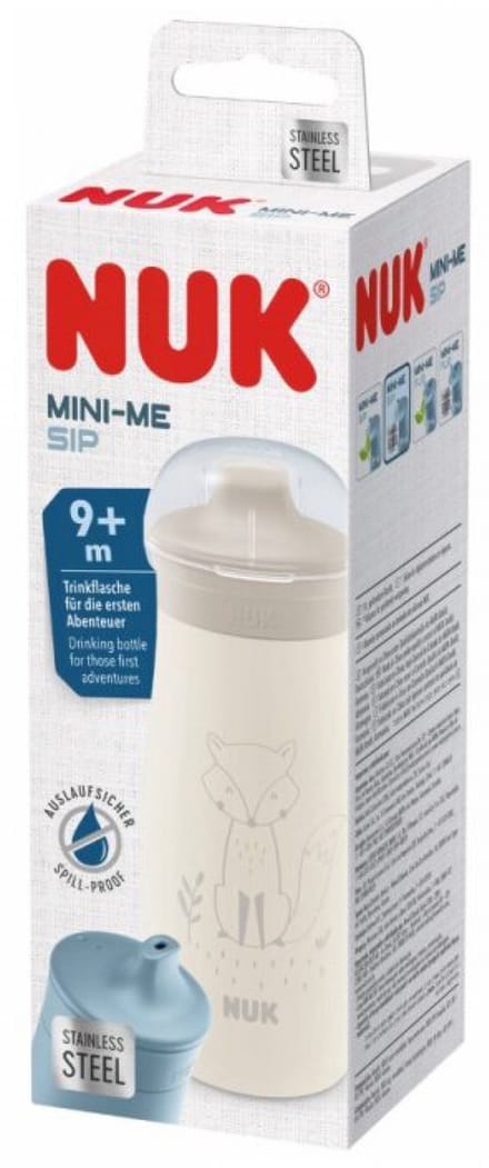 NUK Mini Me Sip 9 Maanden en Ouder Roestvrij