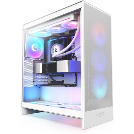 NZXT H7 Flow RGB (2024) - Mid-Tower PC Behuizing - ATX - Tempered Glass - Wit