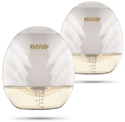 Neno Perla Twin Serie - Draadloze Borstkolf - LCD Scherm - USB-C - BPA Vrij